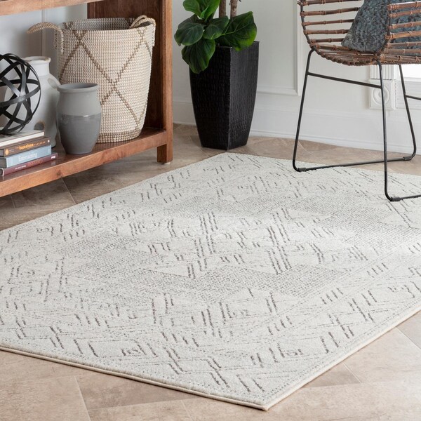 Nuloom Transitional Solange Area Rug 8ft x 10ft RZSP16A8010 Zoro